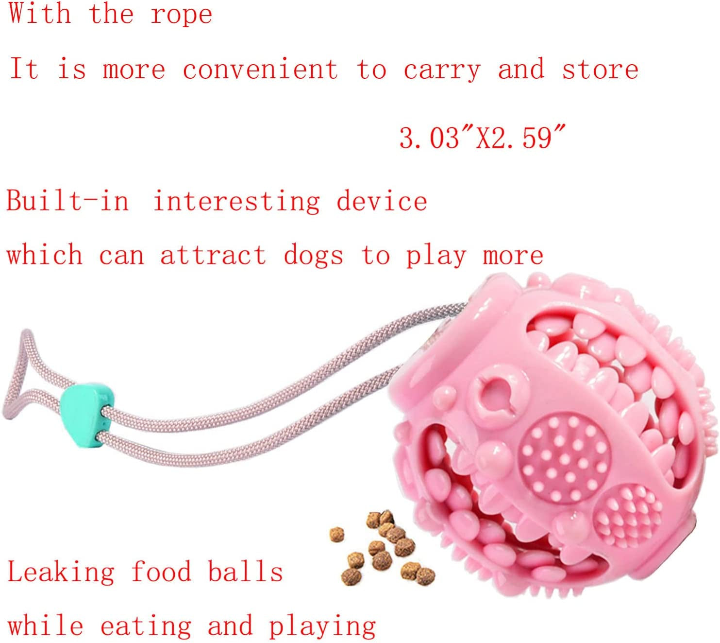 WELL LOVE Dog Toys,Chew Toys,Dog Balls,Durable Teething Chew Toys,Dog Toys for Aggresive Chewers,Interactive Squeak Dog Toys,Toys for Medium/Large Dogs,Gifts for Dog Toys 3Pack Set