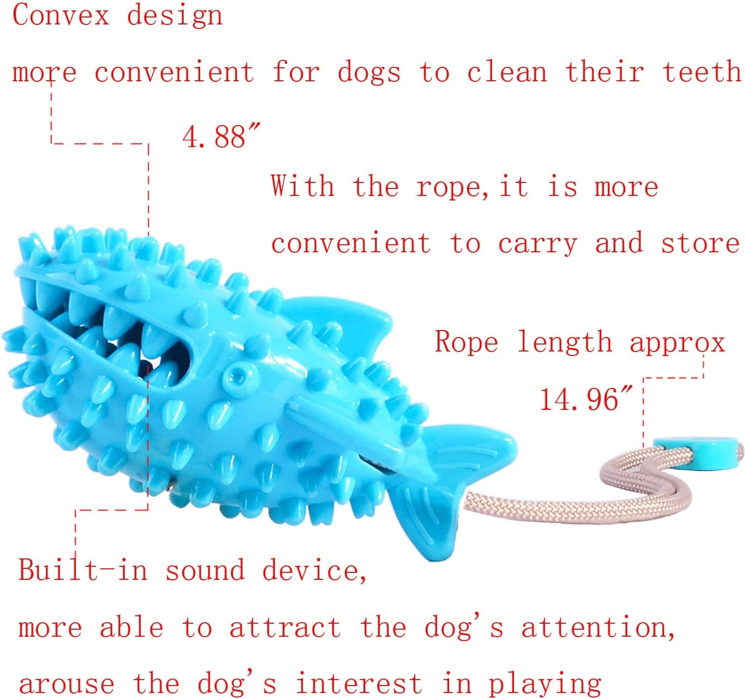 WELL LOVE Dog Toys,Chew Toys,Dog Balls,Durable Teething Chew Toys,Dog Toys for Aggresive Chewers,Interactive Squeak Dog Toys,Toys for Medium/Large Dogs,Gifts for Dog Toys 3Pack Set